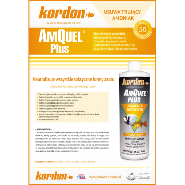AMQUEL PLUS 473ml (33456) - Akwarium / Terrarium / Animals