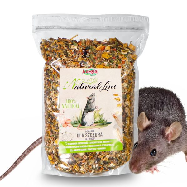 Alegia Natural Line - pokarm dla szczura 500g sklep premium dla akwarystów