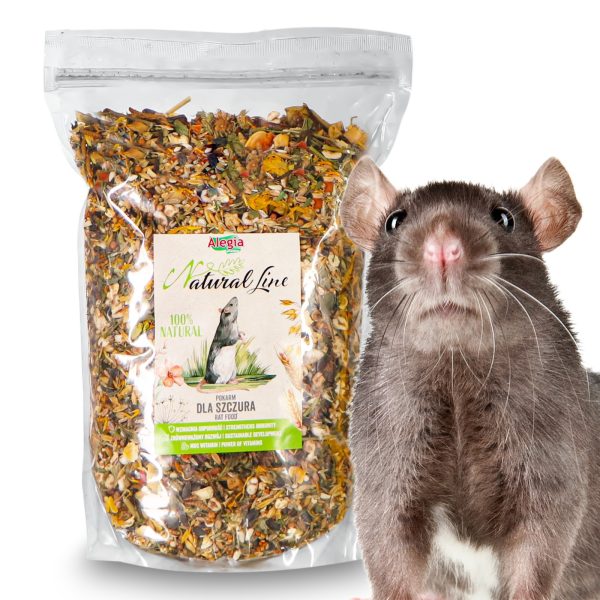 Alegia Natural Line - pokarm dla szczura 900g sklep premium dla akwarystów