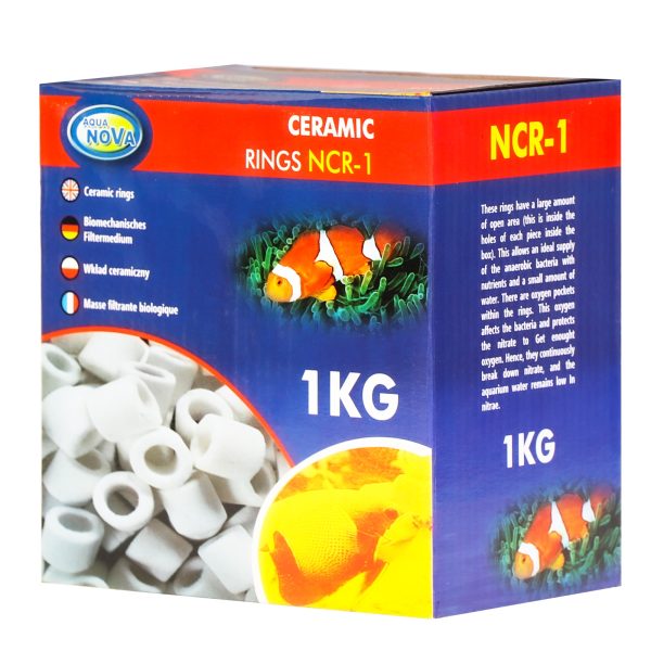 Aqua Nova Ceramic Rings NCR-1 - wkład ceramiczny 1kg sklep akwarystyczny śląsk