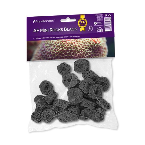 Aquaforest Frags Rocks Mini Black - podstawki pod koralowce sklep akwarystyczny śląsk