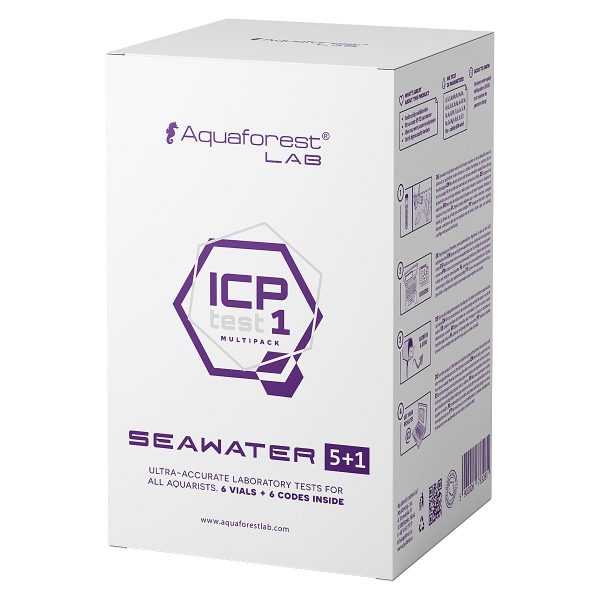 Aquaforest ICP 5+1 Seawater - zestaw testów wody  ICP-OES sklep akwarystyczny śląsk