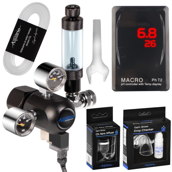 Aquario Exclusive 2.0 - zestaw CO2 z elektrozaworem i komputerem pH sklep akwarystyczny śląsk