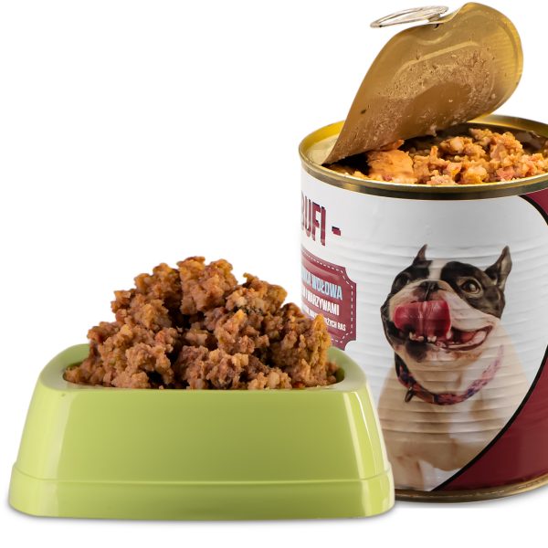 Bufi Karma dla Psów Premium - 80% mięsa wołowego sklep premium dla akwarystów
