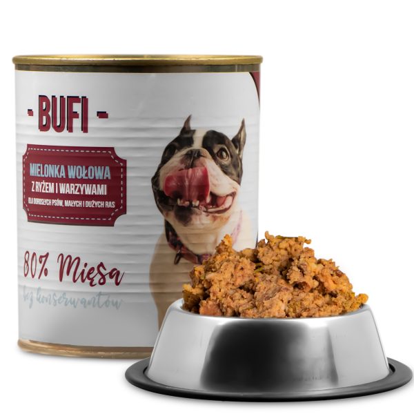 Bufi Karma dla Psów Premium - 80% mięsa wołowego sklep akwarystyczny śląsk
