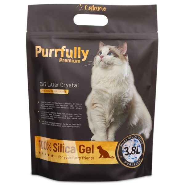 Catario Purrfully Premium - żwirek silikonowy dla kota 3