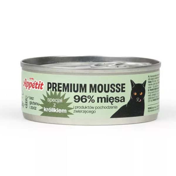 Comfy Appetit Premium Mousse - mokra karma z królikiem dla kota 85g sklep akwarystyczny śląsk
