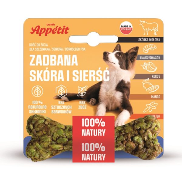 Comfy Appetit - kość dla psa skóra i sierść 10cm 35g sklep akwarystyczny śląsk