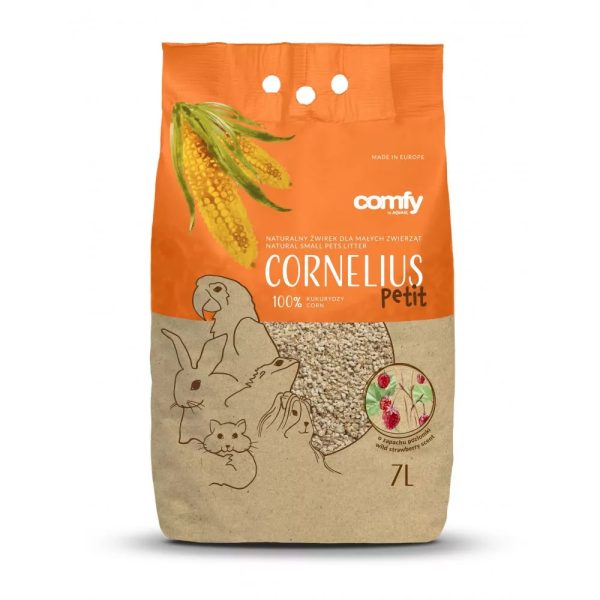 Comfy Cornelius Petit 7l - poziomkowy żwirek kukurydziany sklep akwarystyczny śląsk