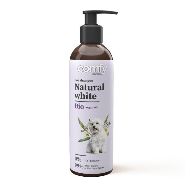 Comfy Natural White 250ml - naturalny szampon dla psów o jasnej sierści sklep akwarystyczny śląsk