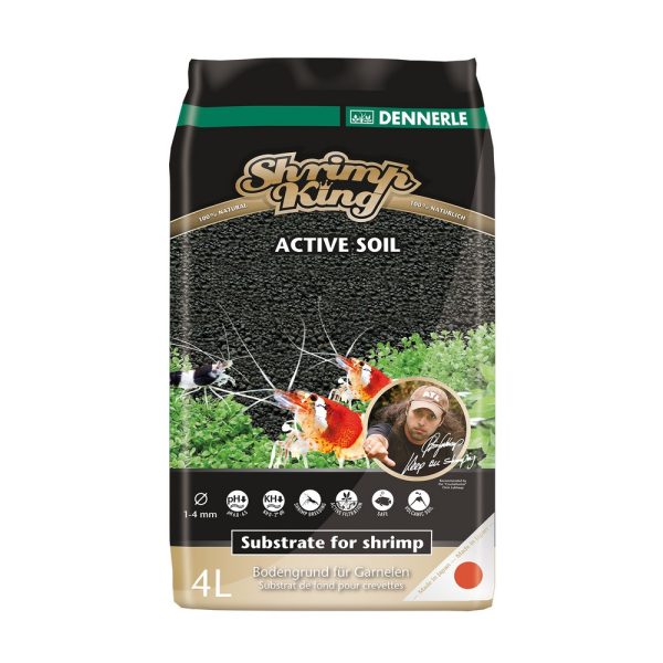 DENNERLE Aktywne podłoże denna do akwariów słodkowodnych z krewetkami Shrimp King  Active Soil 1-4 mm