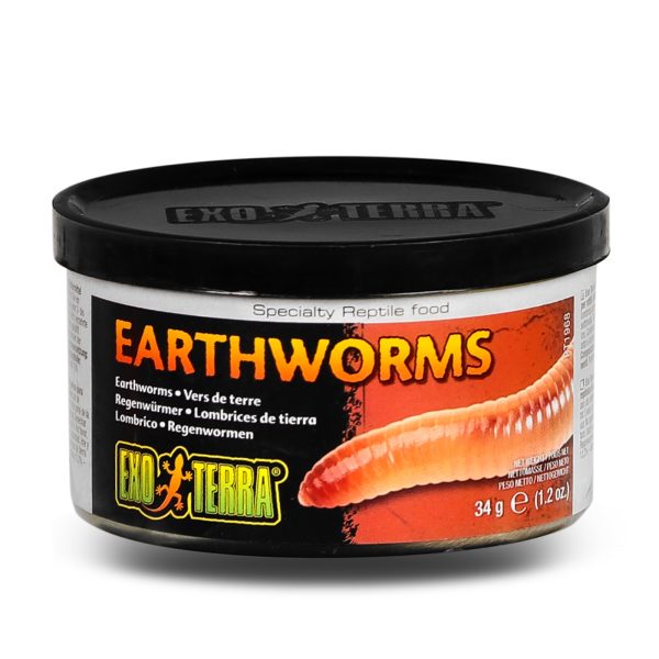EXO TERRA Earthworms - pokarm w puszce dżdżownice sklep akwarystyczny śląsk