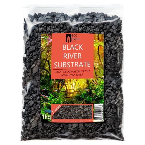 Eco Plant Black River 1kg - żwirek czarny 2-4mm sklep akwarystyczny śląsk