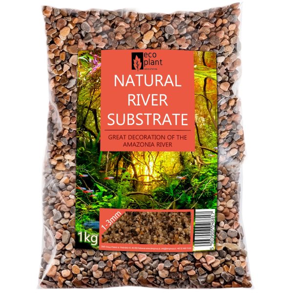 Eco Plant Natural River 1kg - żwir rzeczny 1-3mm sklep akwarystyczny śląsk