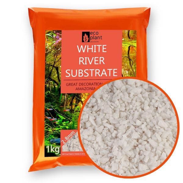 Eco Plant White River 1kg - żwirek biały naturalny 2-8mm sklep akwarystyczny śląsk