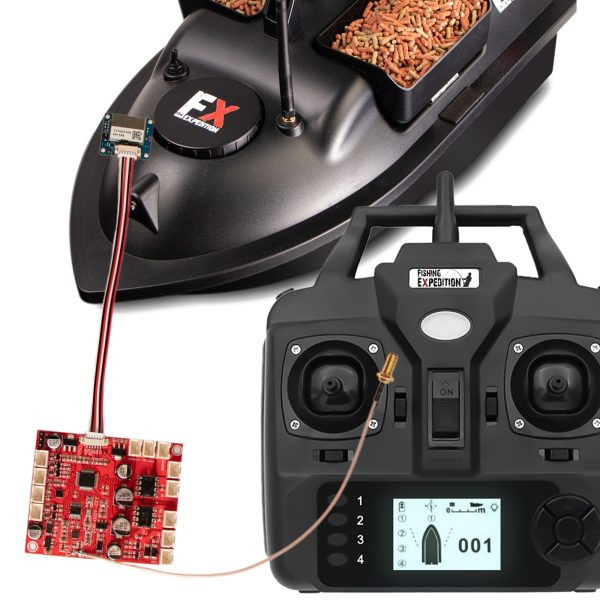Fishing Expedition XLEGEND Remote Controler - pilot i moduł GPS do łódki zanętowej sklep akwarystyczny śląsk