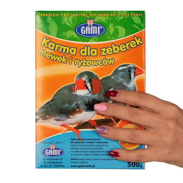 GAMI POKARM KARTON ZEBERKA MEWKA