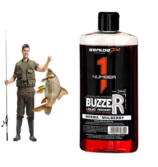 Genlog Buzzer Morwa - płynny dodatek do zanęt 250ml sklep premium dla akwarystów