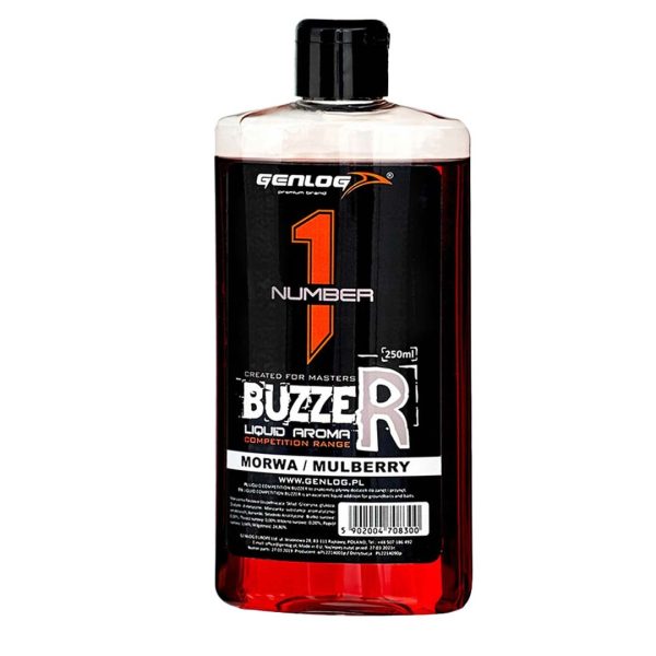 Genlog Buzzer Morwa - płynny dodatek do zanęt 250ml sklep akwarystyczny śląsk