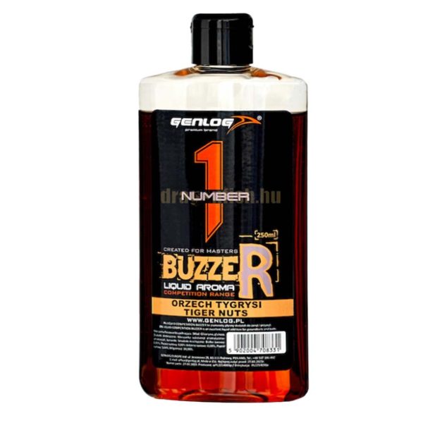 Genlog Buzzer Orzech Tygrysi - płynny dodatek do zanęt 250ml sklep akwarystyczny śląsk
