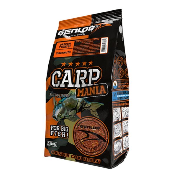 Genlog Carp Mania Orzech Tygrysi - zanęta na karpie 1kg sklep akwarystyczny śląsk