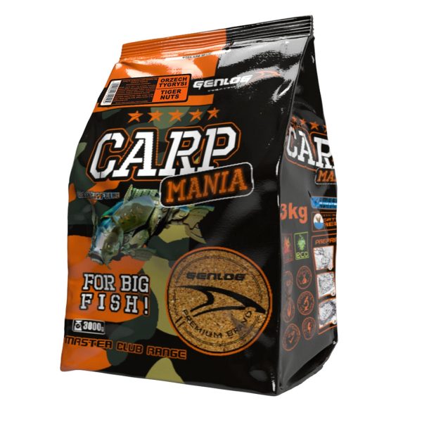 Genlog Carp Mania Orzech Tygrysi - zanęta na karpie 3kg sklep akwarystyczny śląsk