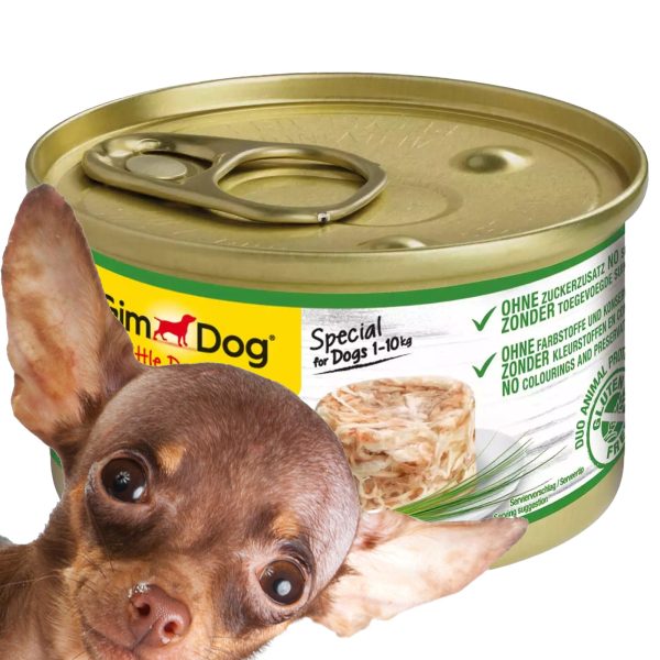 Gimdog Pure Delight 85g  - karma dla małych psów kurczak i jagnięcina w galarecie sklep premium dla akwarystów