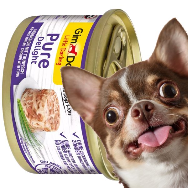 GIMDOG KARMA PUSZKA 85G HUHNCHEN THUNFISCH FIOLET sklep akwarystyczny / terrarystyczny