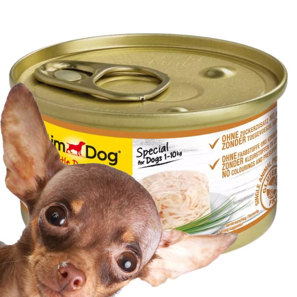 Gimdog Pure Delight 85g  - karma dla małych psów kurczak w galarecie sklep premium dla akwarystów