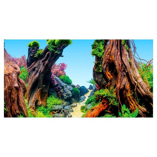 HOBBY Tło do akwarium Photo Background pre-cut Frosty self-adhesive