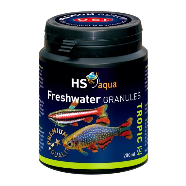 HS AQUA FRESHWATER GRANULES XS 200 ML pokarm dla ryb (0030112) sklep akwarystyczny śląsk