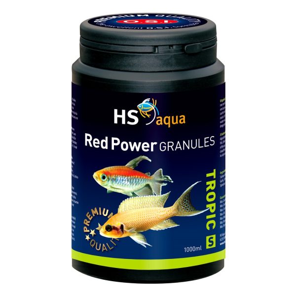 HS AQUA RED POWER GRANULES S 1000 ML pokarm dla ryb (0030156) sklep akwarystyczny śląsk