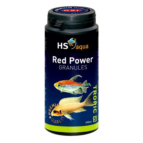 HS AQUA RED POWER GRANULES S 400 ML pokarm dla ryb (0030154) sklep akwarystyczny śląsk