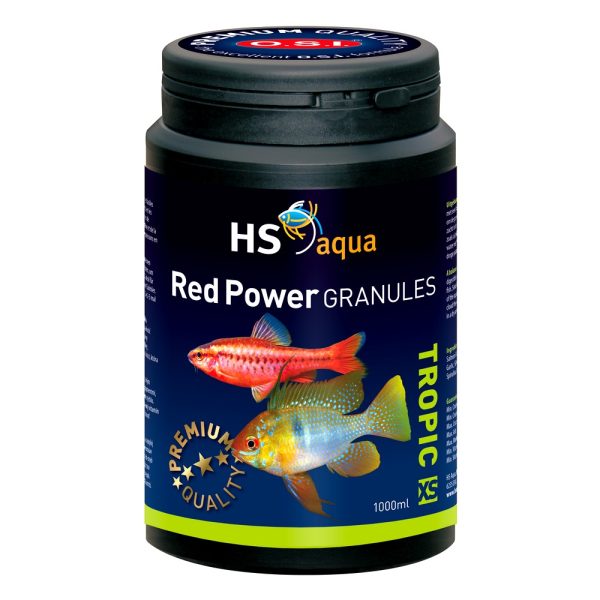 HS AQUA RED POWER GRANULES XS 1000 ML pokarm dla ryb (0030146) sklep akwarystyczny śląsk
