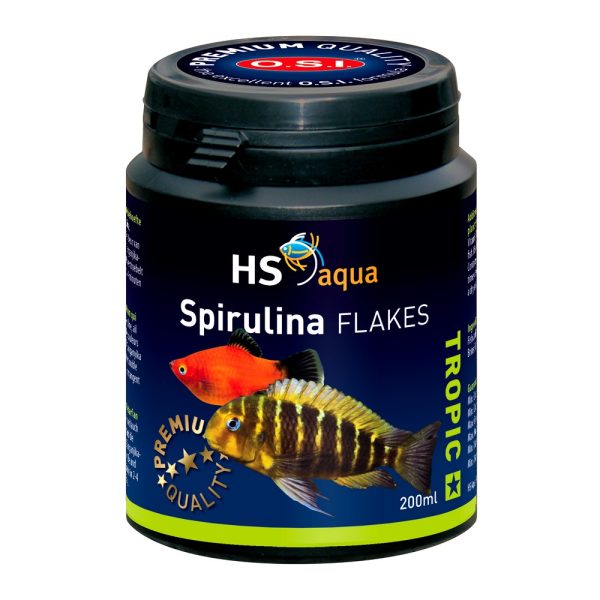 HS AQUA SPIRULINA FLAKES 200 ML pokarm dla ryb (0030162) sklep akwarystyczny śląsk