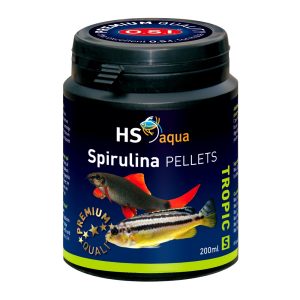 HS AQUA SPIRULINA PELLETS S 200 ML pokarm dla ryb (0030172) sklep akwarystyczny śląsk