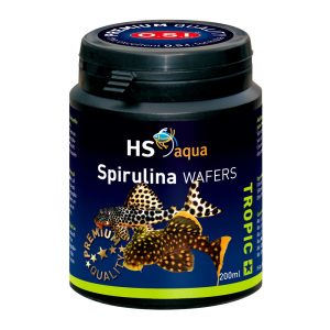 HS AQUA SPIRULINA WAFERS 200 ML pokarm dla ryb (0030192) sklep akwarystyczny śląsk