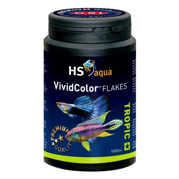 HS AQUA VIVID COLOR FLAKES 1000 ML pokarm dla ryb (0030136) sklep akwarystyczny śląsk