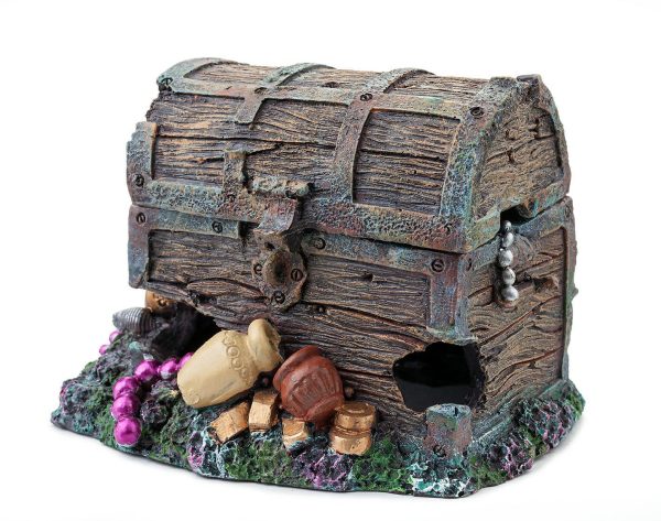 Happet - ozdoba do akwarium skrzynia skarbów 12cm sklep akwarystyczny śląsk
