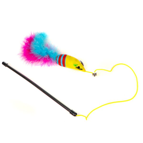 HappyPet Carnival Mouse Toy - zabawka wędka dla kotów sklep premium dla akwarystów