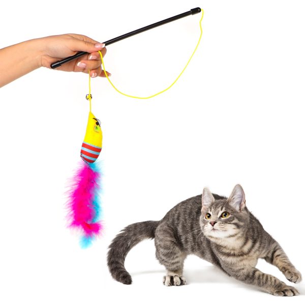 HappyPet Carnival Mouse Toy - zabawka wędka dla kotów sklep akwarystyczny śląsk