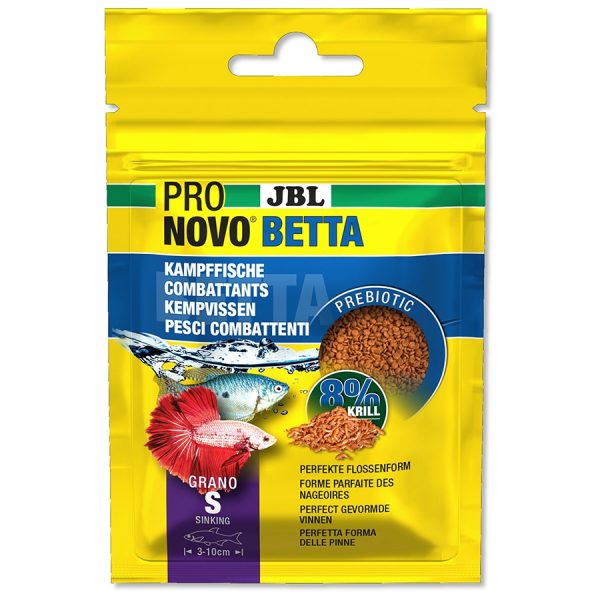 JBL Pronovo Betta Grano S 20ml - pokarm dla bojowników w granulacie sklep akwarystyczny śląsk
