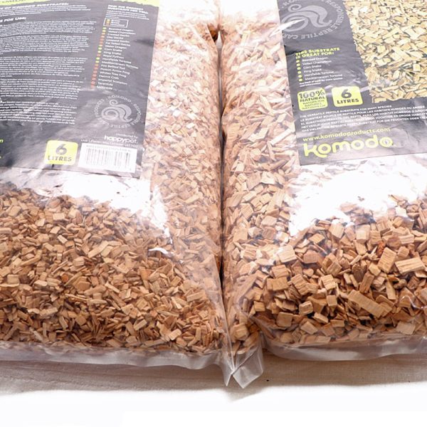 Komodo Fine Beech Chips 6l - zrębki bukowe drobne sklep premium dla akwarystów