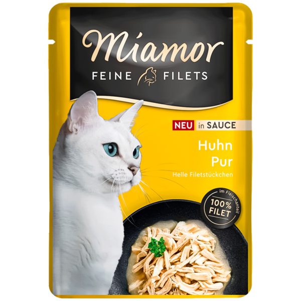 Miamor Filets Huhn in Sauce - polędwiczka z kurczaka w sosie 100g sklep akwarystyczny śląsk