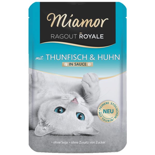 Miamor Royale mit Thunfisch & Huhn - mokra karma tuńczyk i kurczak w sosie 100g sklep akwarystyczny śląsk