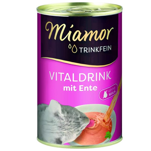 Miamor Vitaldrink mit Ente - kaczka zupka dla kotów 135ml sklep akwarystyczny śląsk
