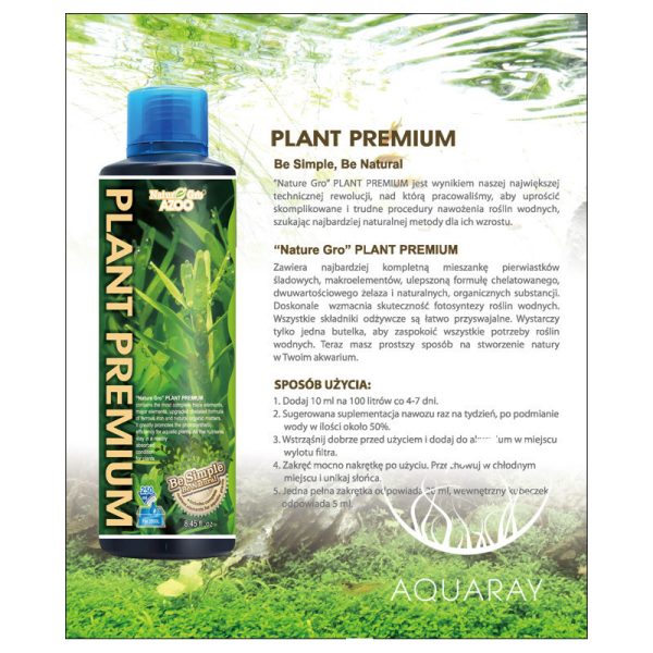 sklep akwarystyczny - NATURE GRO PLANT PREMIUM 120ML (NG11801)