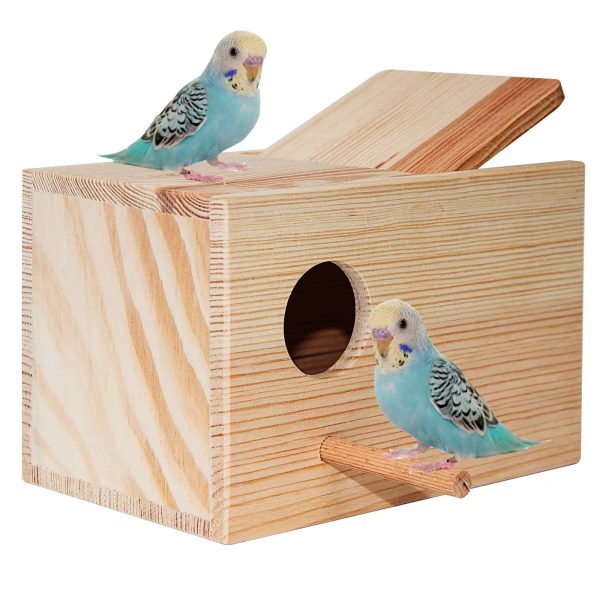 Nature House M - drewniany domek lęgowy dla ptaków 20x13x13cm sklep premium dla akwarystów