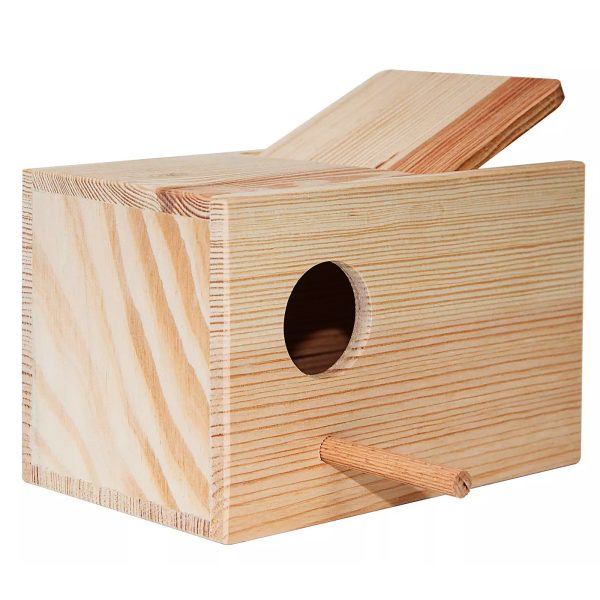 Nature House M - drewniany domek lęgowy dla ptaków 20x13x13cm sklep akwarystyczny śląsk