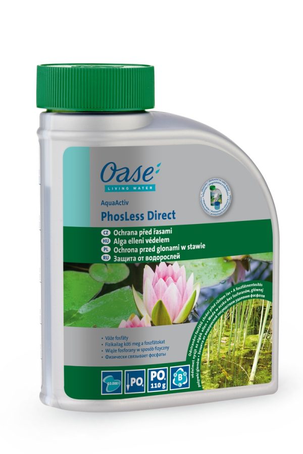 Oase AquaActiv PhosLess Direct 500 ml - ochrona przed glonami w stawie sklep akwarystyczny śląsk